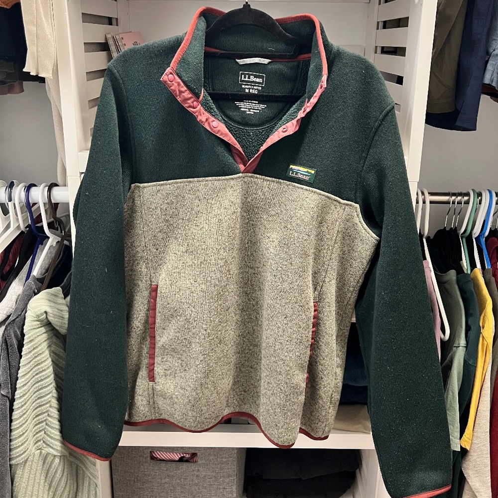 L.L.Bean Sweater Fleece Pullover